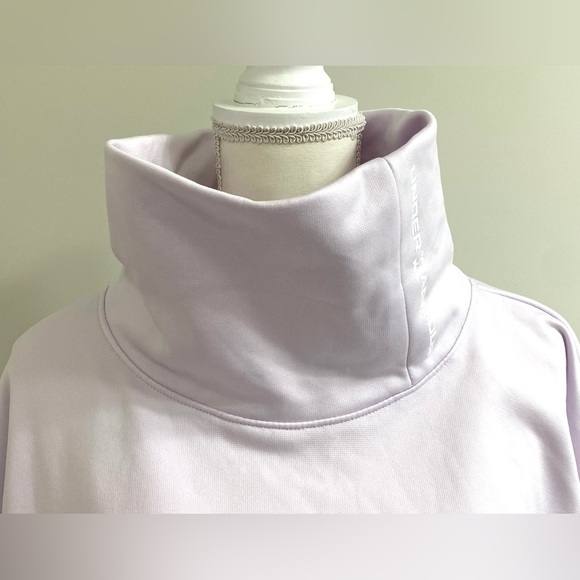 Under Armour Womens XL Solid Lavender Loose Fit Long Sleeve Top Athletic Sporty - Picture 4 of 14
